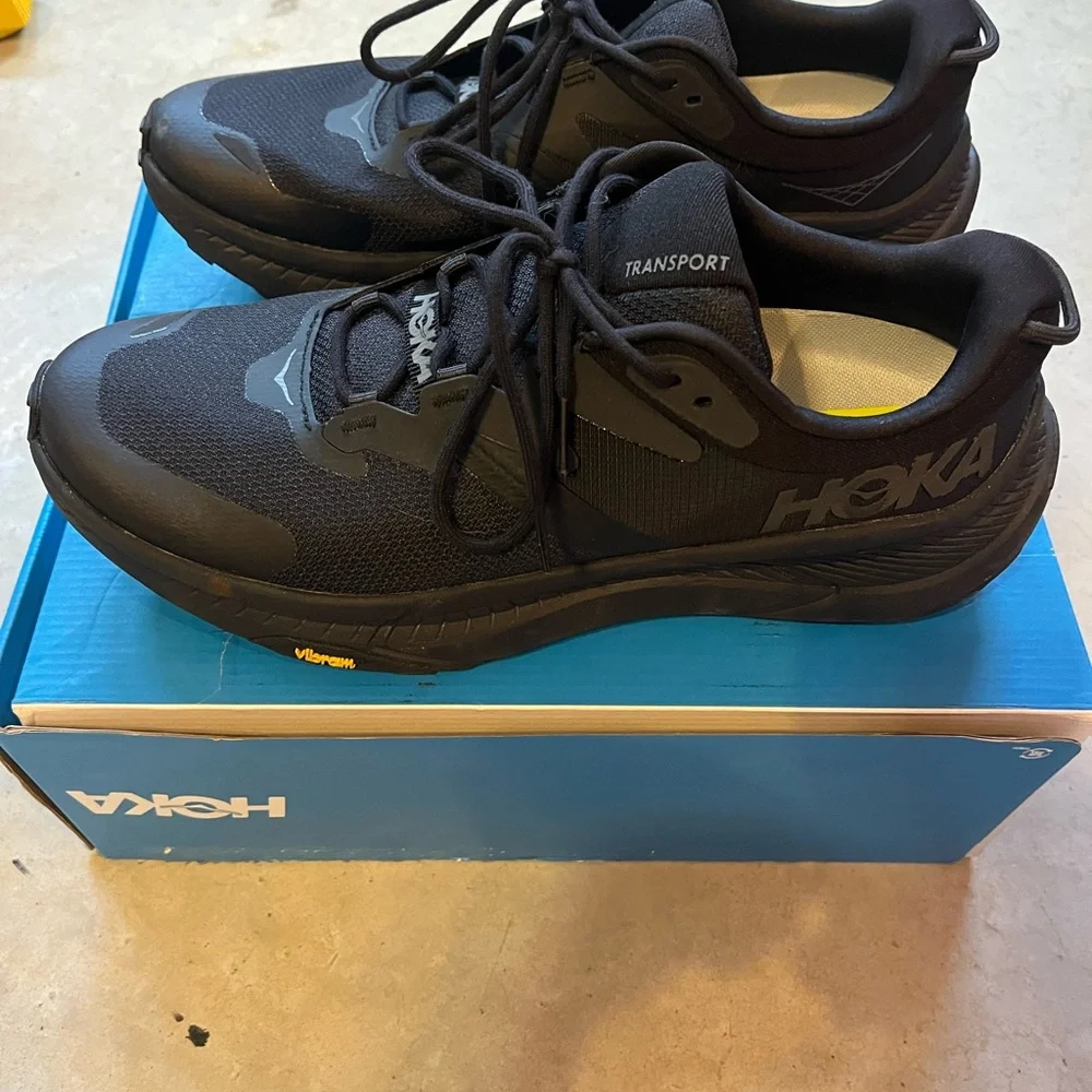 Hoka All-Black Men's Transport - Picture 3 of 7